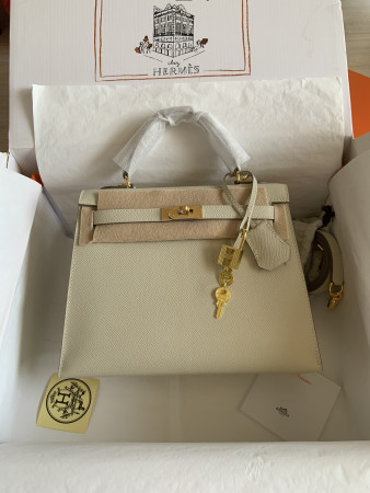 H**mes kelly gold-tone hardware 25 28