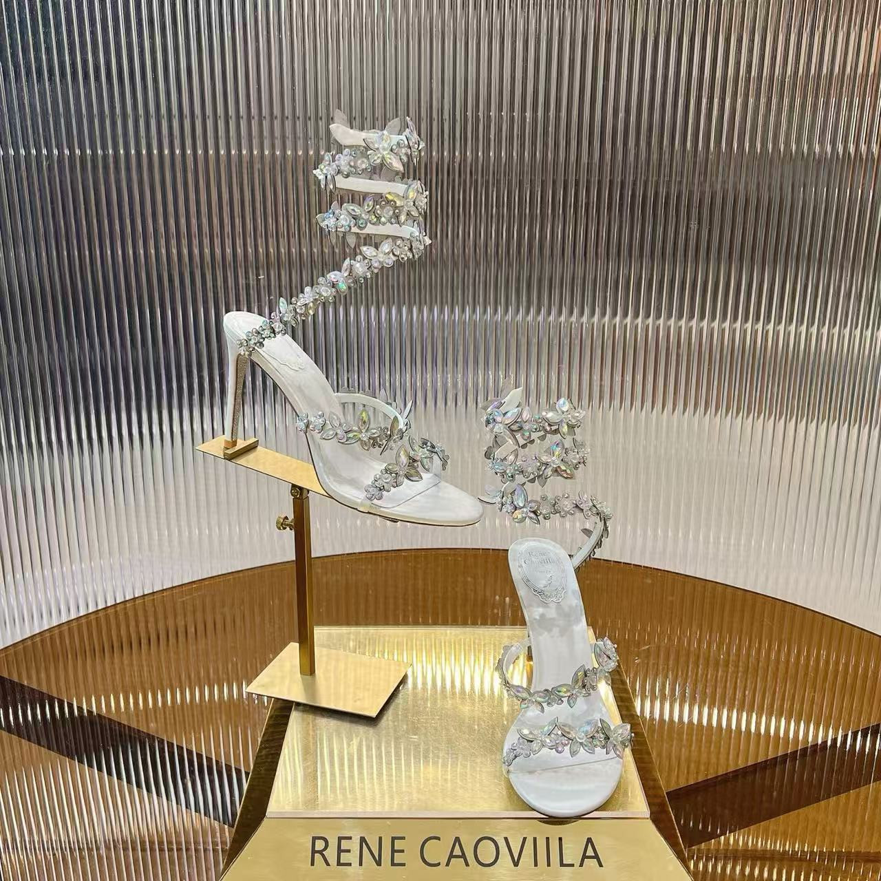 ua renÉ Ca0v1LLa cleo pumps sandals 95mm