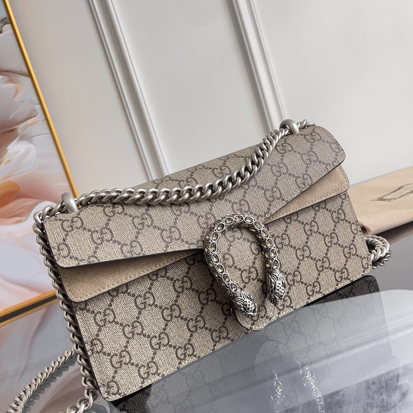 G*u*i dionysus shoulder bag 25x13.5x7cm