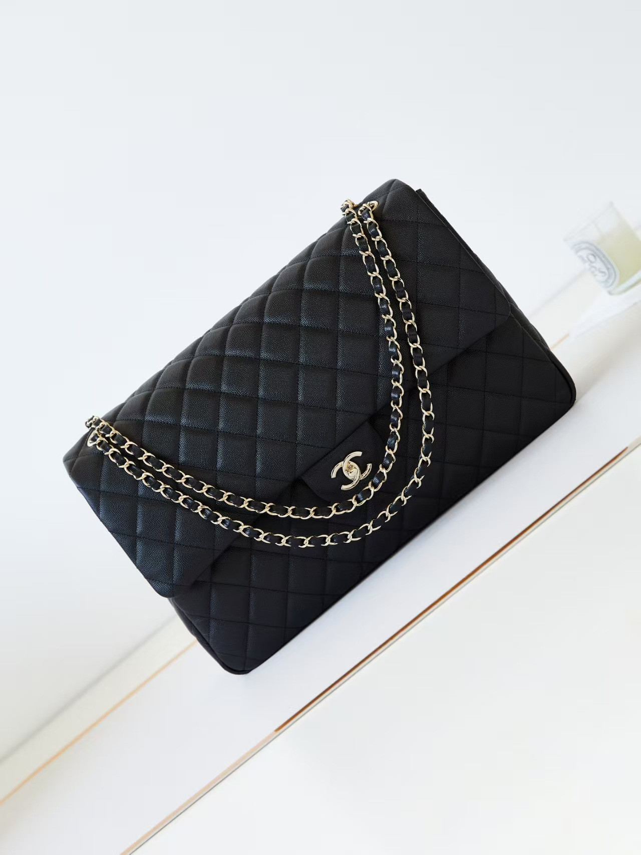 Ch*el classic flap handbag cf 38x27x12cm