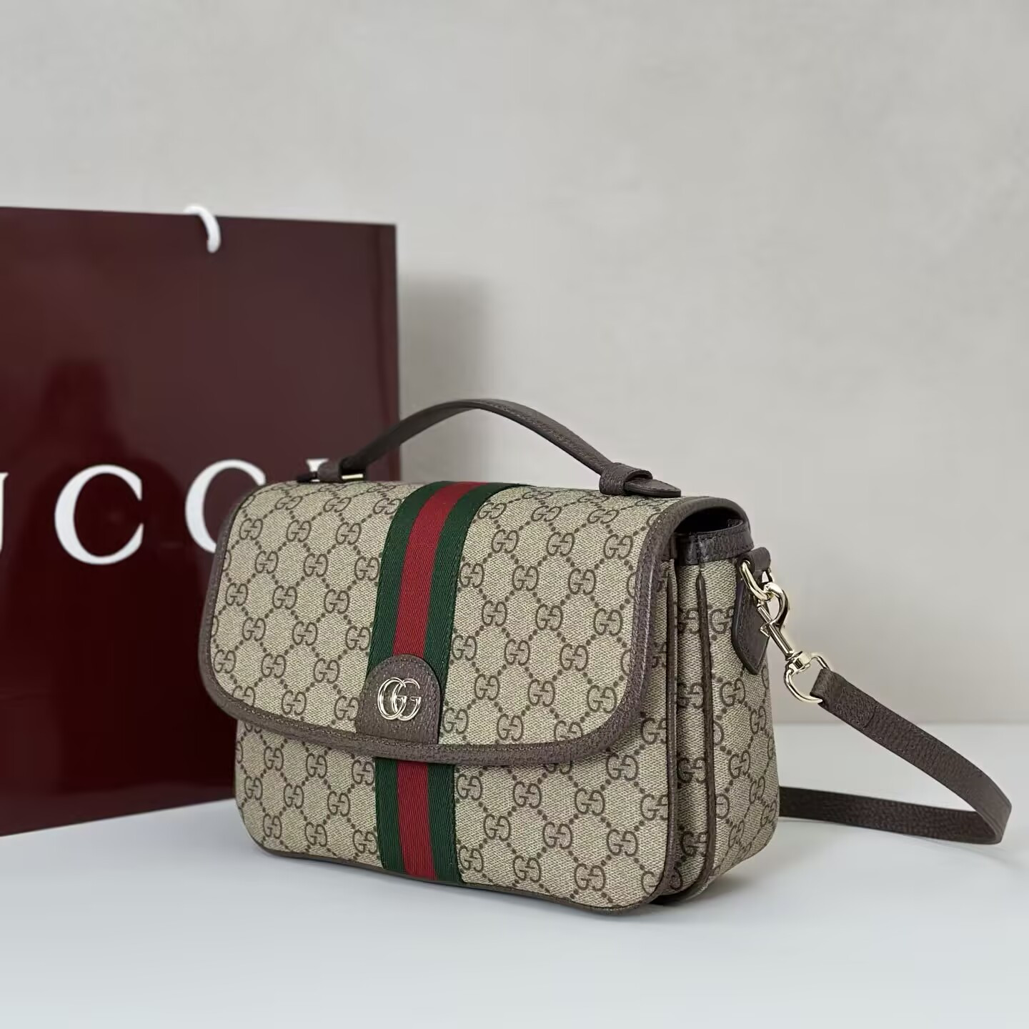 G*u*i ophidia medium top handle bag 24x11.5x17.5cm