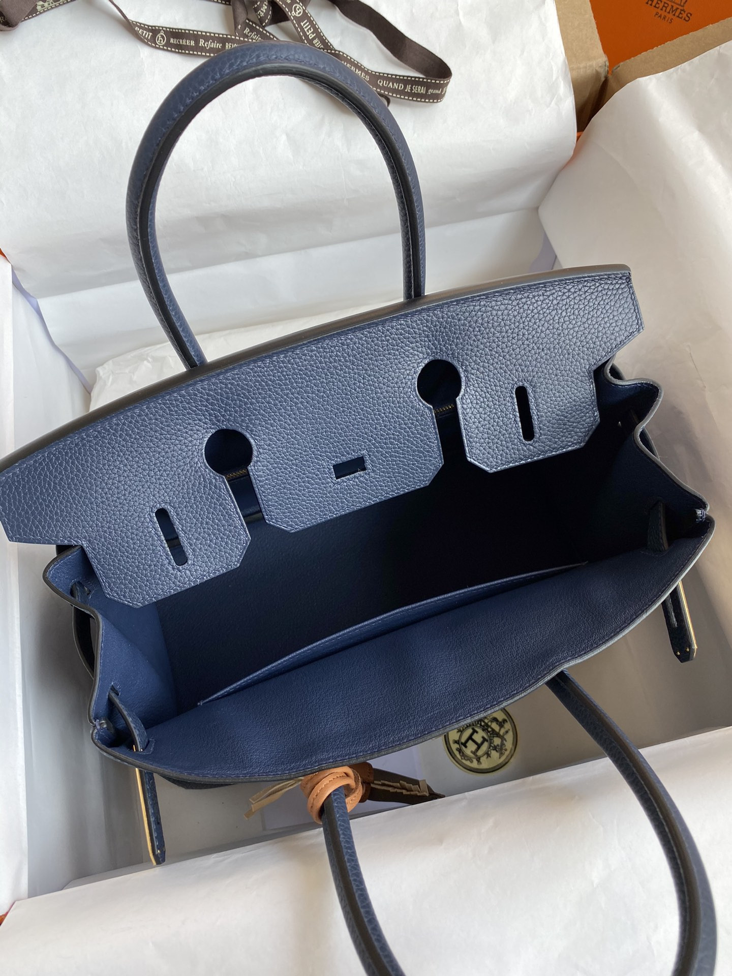 H**mes birkin gold 25 30 35(horse charm not included)