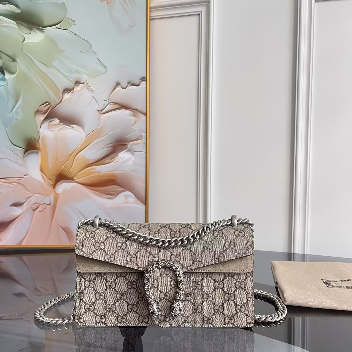 G*u*i dionysus shoulder bag 25x13.5x7cm