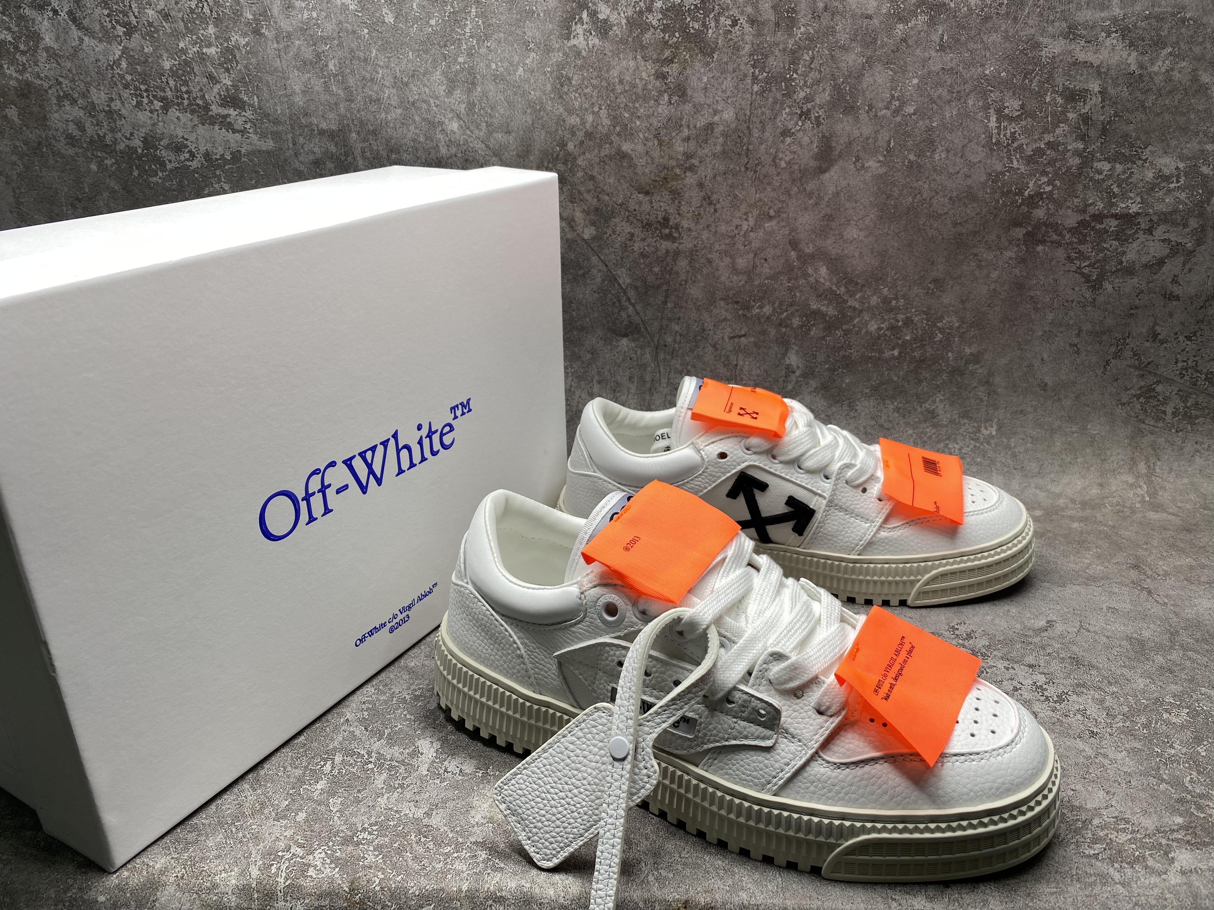 UA Off-White 3.0 Court Low Top Sneakers