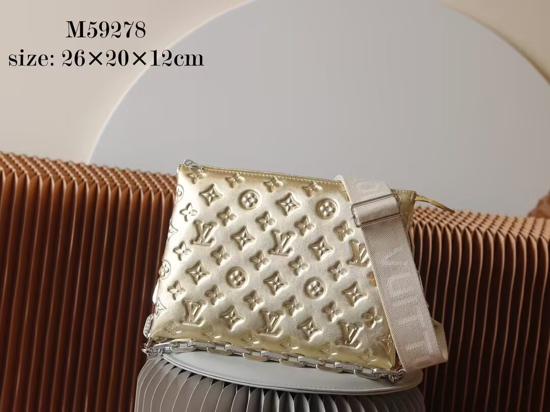 LV COUSSIN PM in Gold M59278-1 26x20x12cm