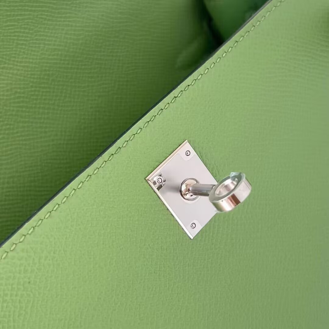 H**mes kelly silver-tone hardware 28