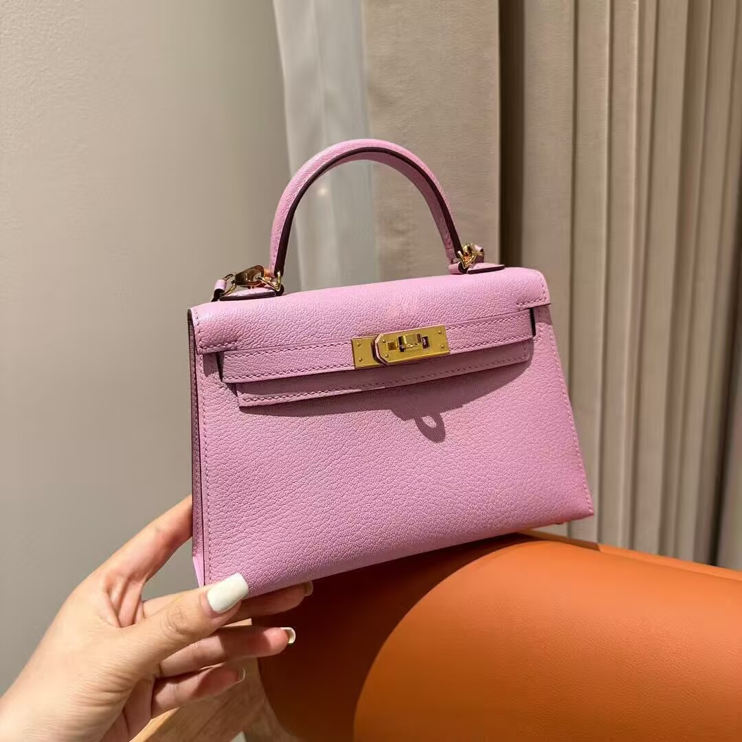 h**mes mini kelly chèvre 19 19×6×12cm (20 days for cusT0mization)