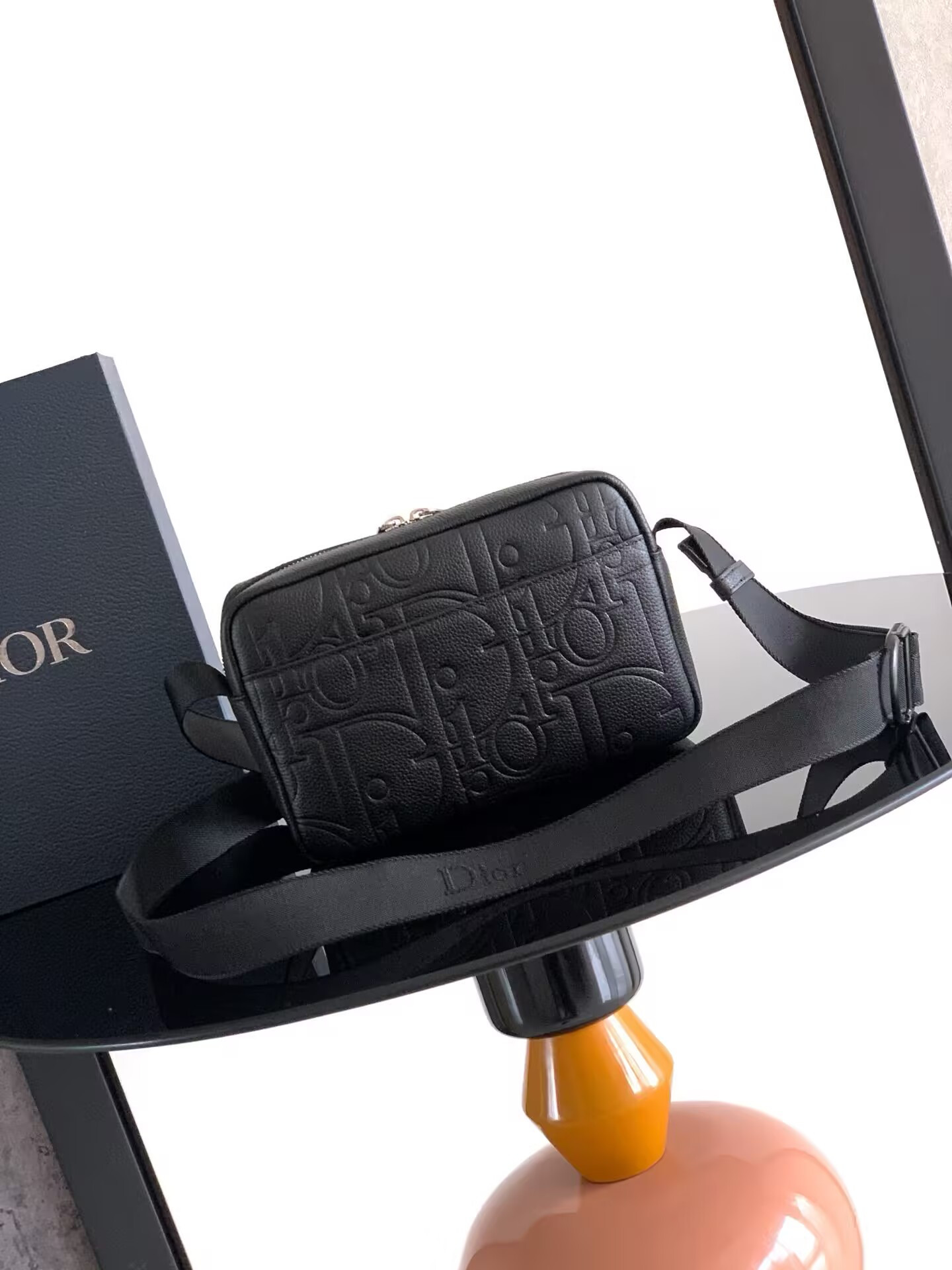 D*or rider shoulder bag with zipper 23x15x6.5cm