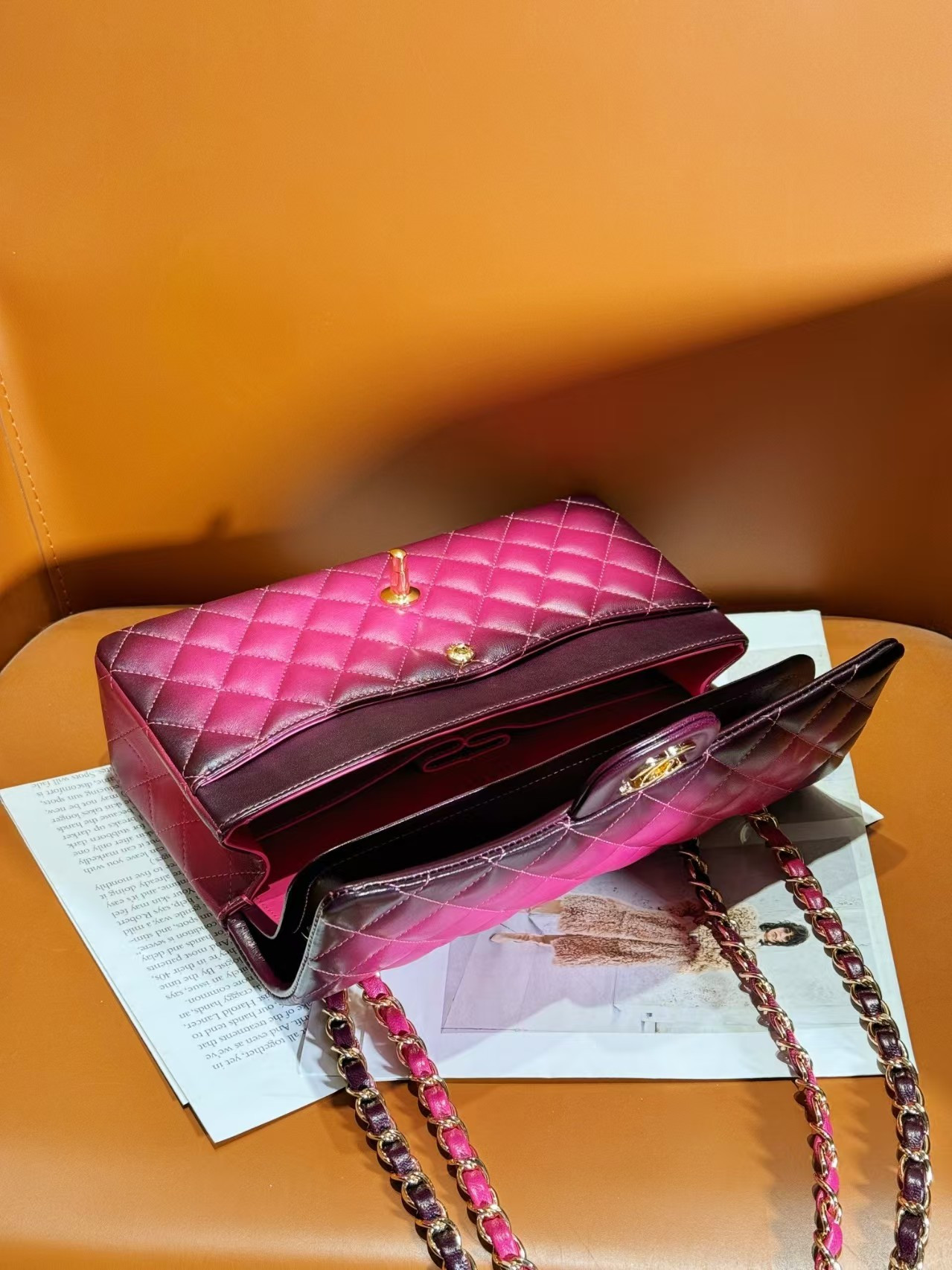 Ch*el flap bag 25.5cm