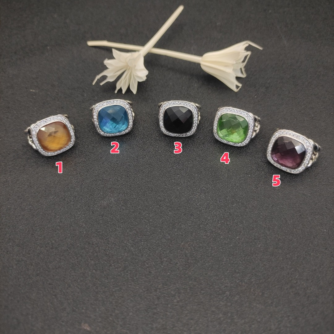dau1d Yvrm*n 14mm square di*m*nd ring