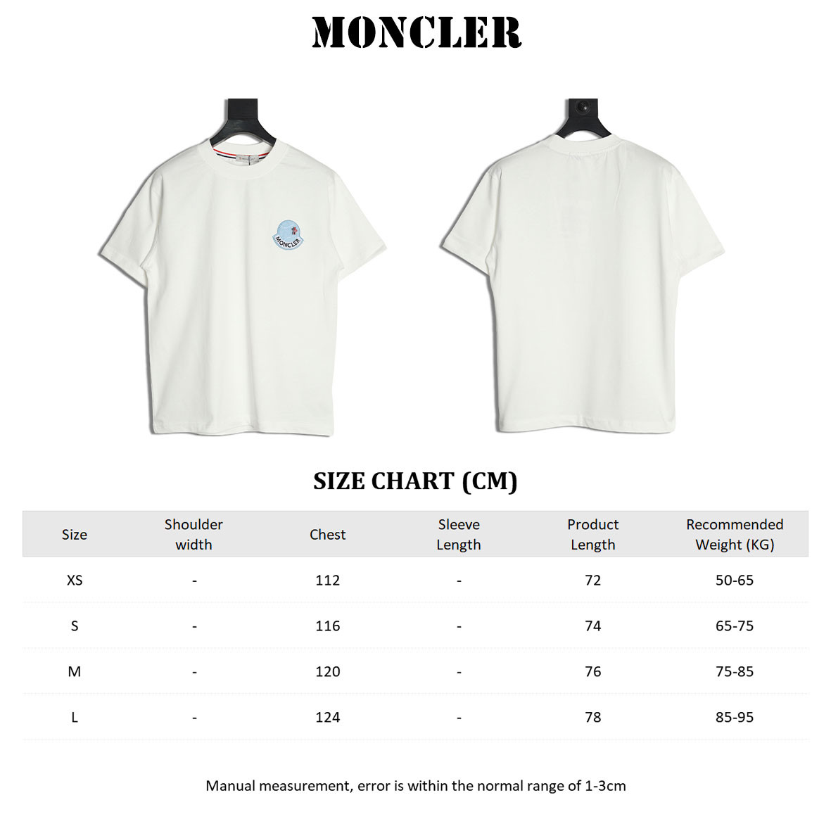M0nc1er 25ss short-sleeved t-shirt