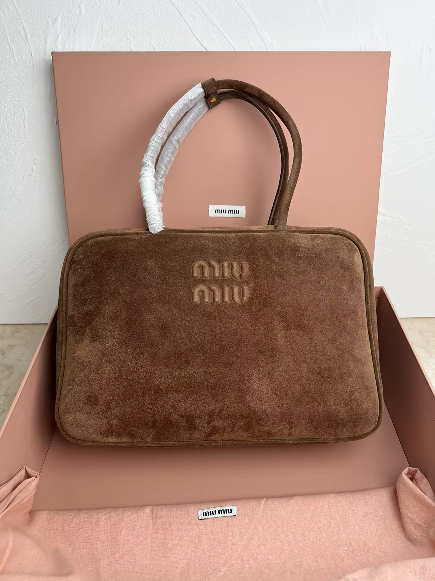M1v M1v suede beau bag 23x34x10cm