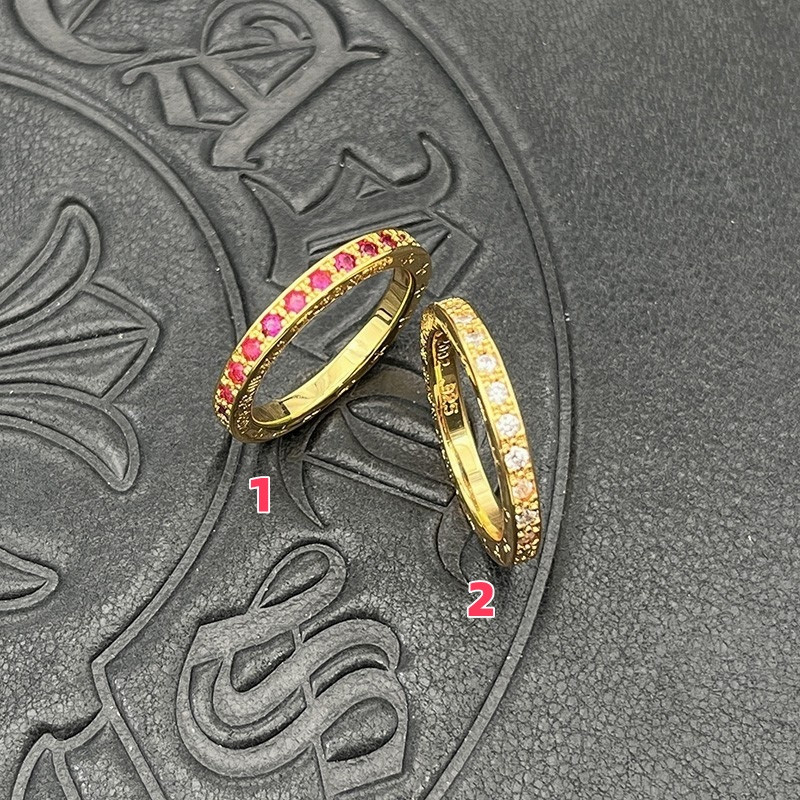 Ch**me He**ts 3mm cross ring