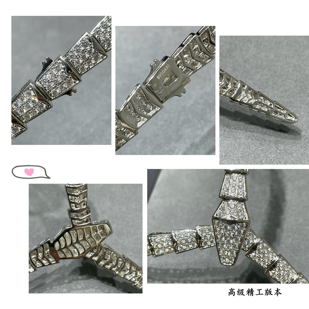 B*l*ai wide snake necklace
