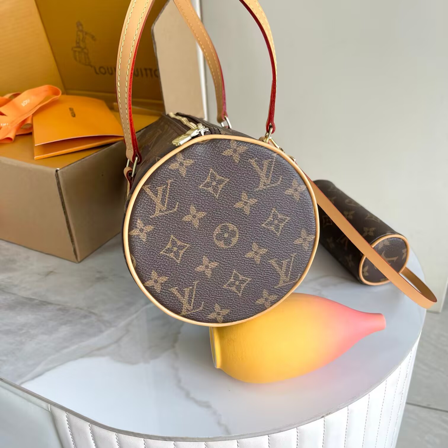 LV Papillon 30 Monogram Bag M51385-1 30x15x15cm
