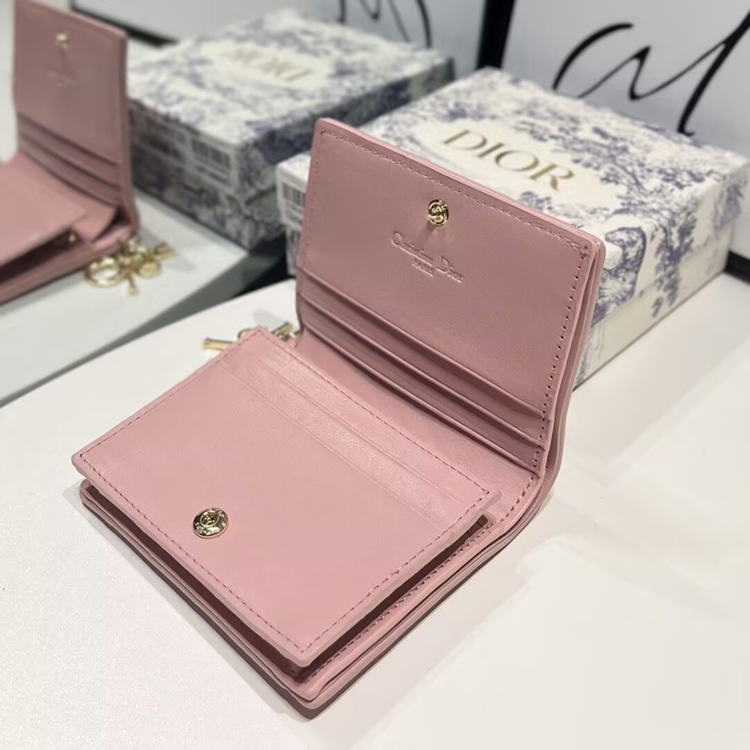D*or mini lady D*or gardenia wallet 11x9x3cm