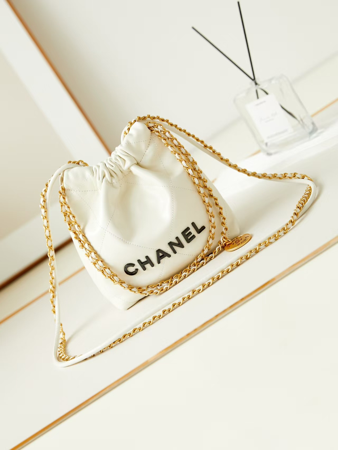Ch*el 22 mini handbag 20x19x6cm