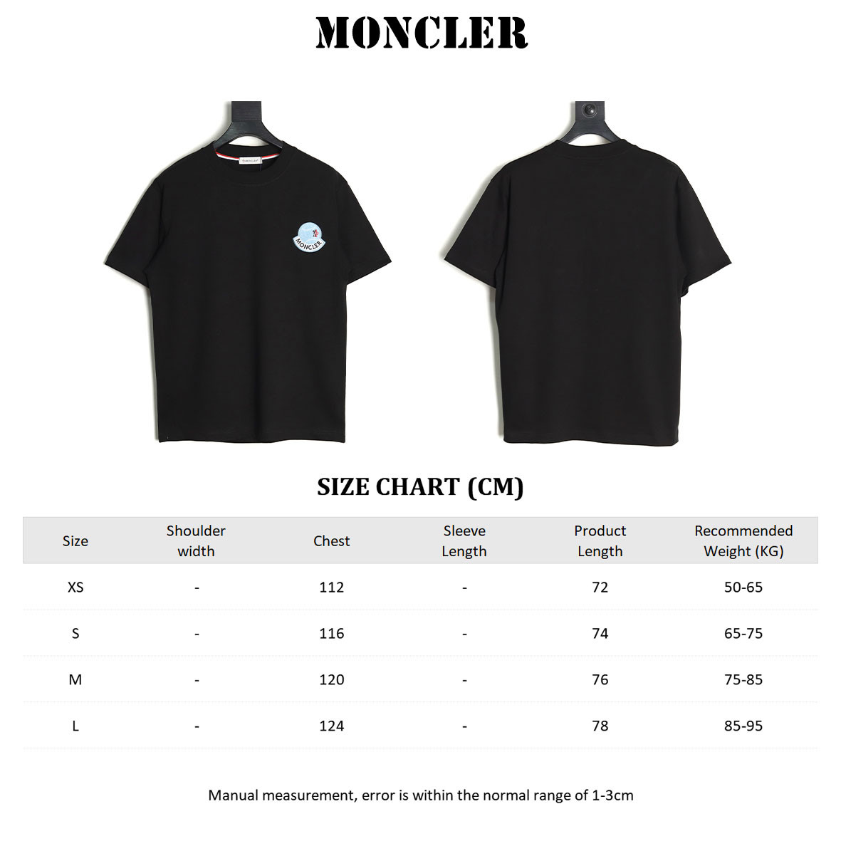 M0nc1er 25ss short-sleeved t-shirt