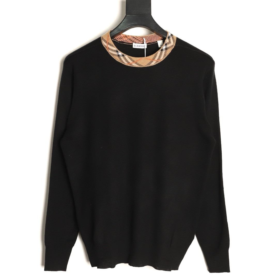 B**rry knitting sweaters black