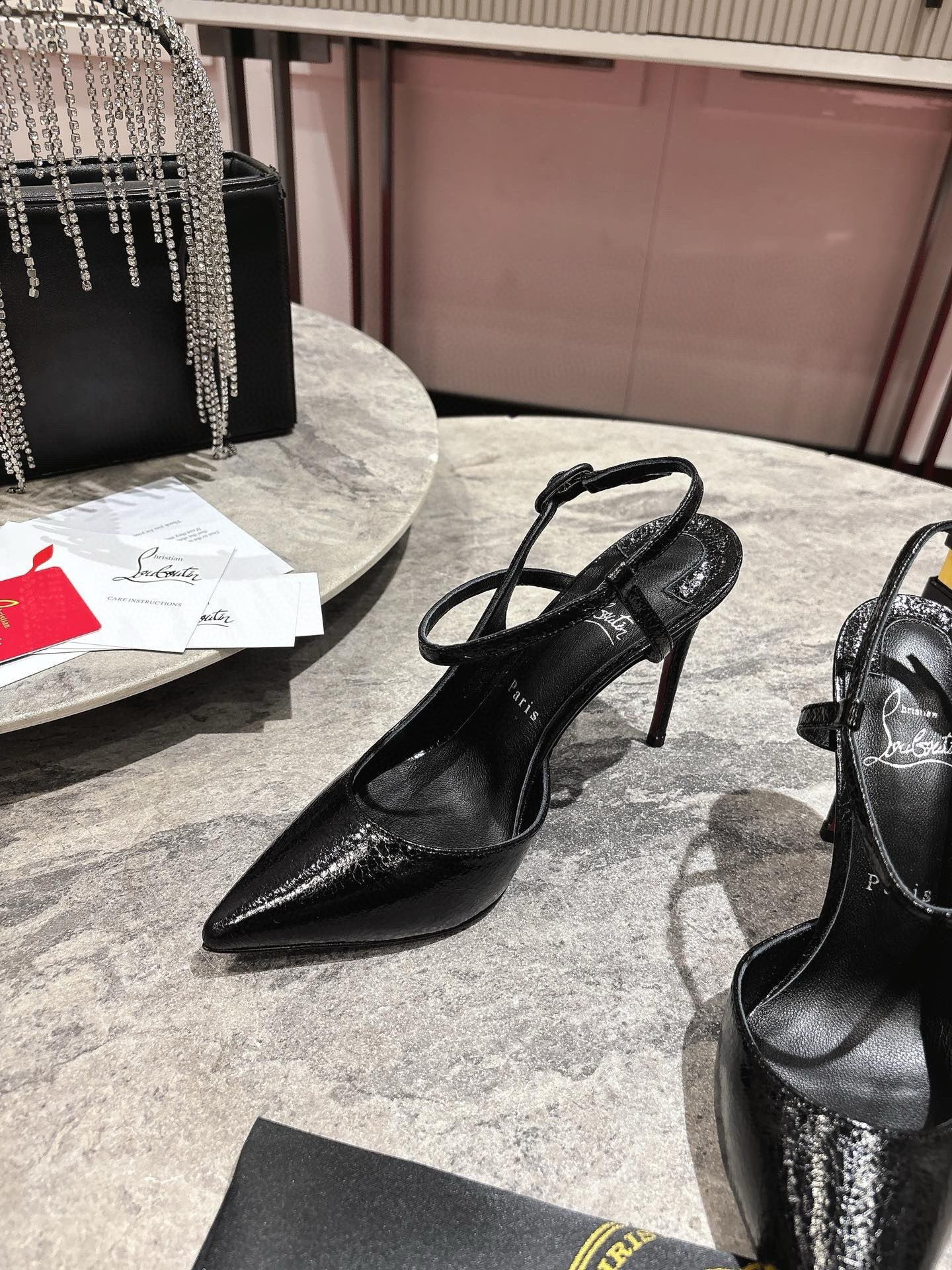 ua ch**an louboutin jenlove 100mm pumps(cusT0mized, no exchange no return, about 7-14 days)