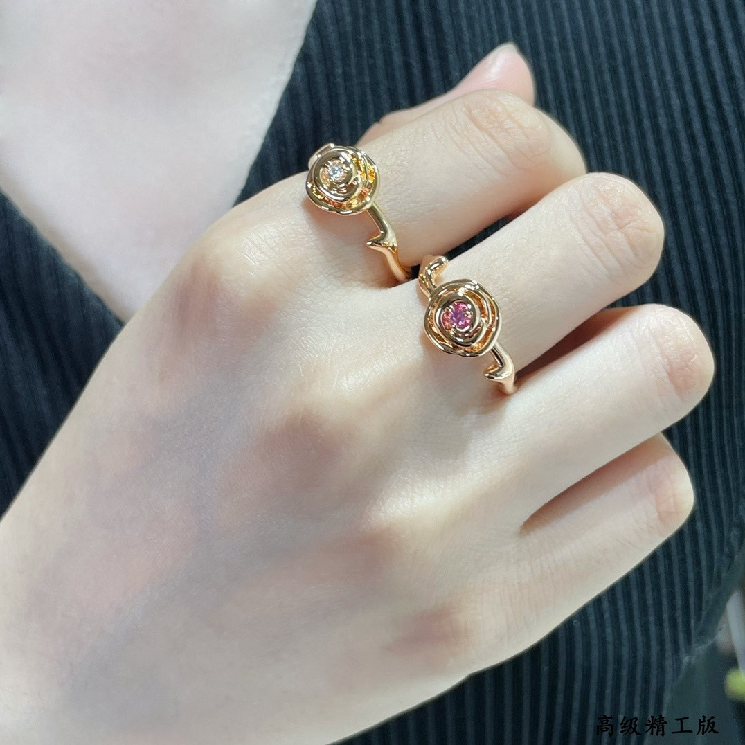 D*or small rose couture ring
