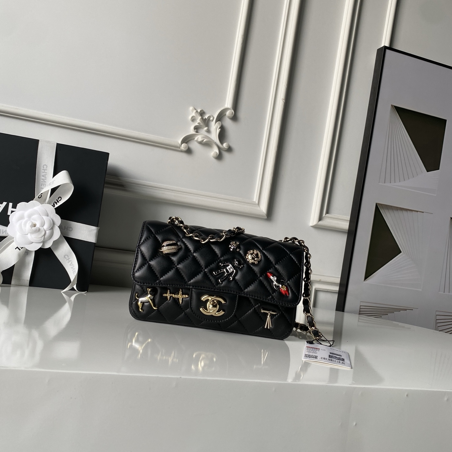 Ch*el mini flap bag a01116 20x12x6cm