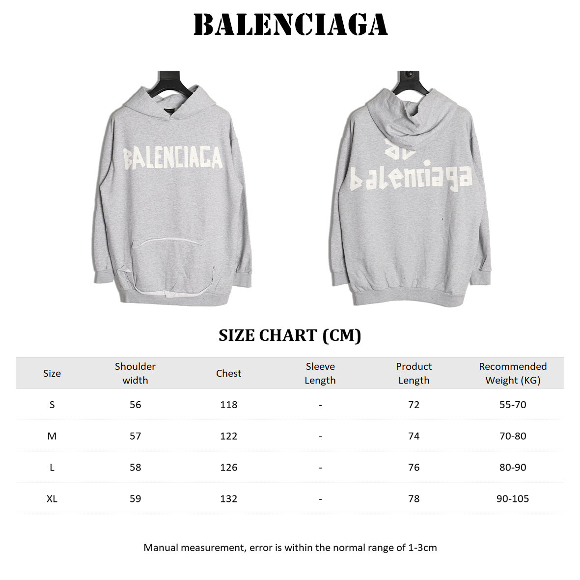 Ba*len*cia*ga blcg 26ss hoodies