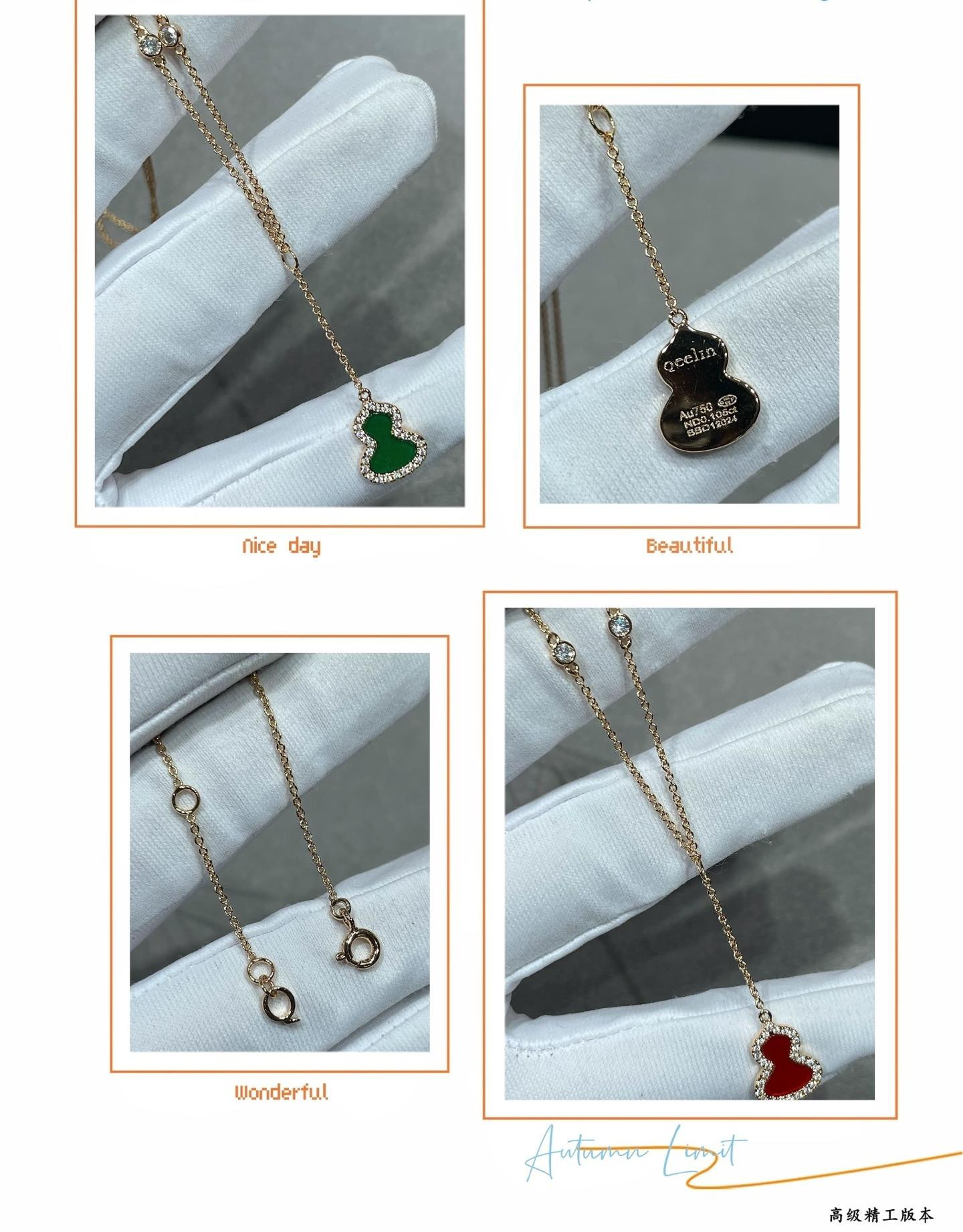 Qee1in mini gourd necklace