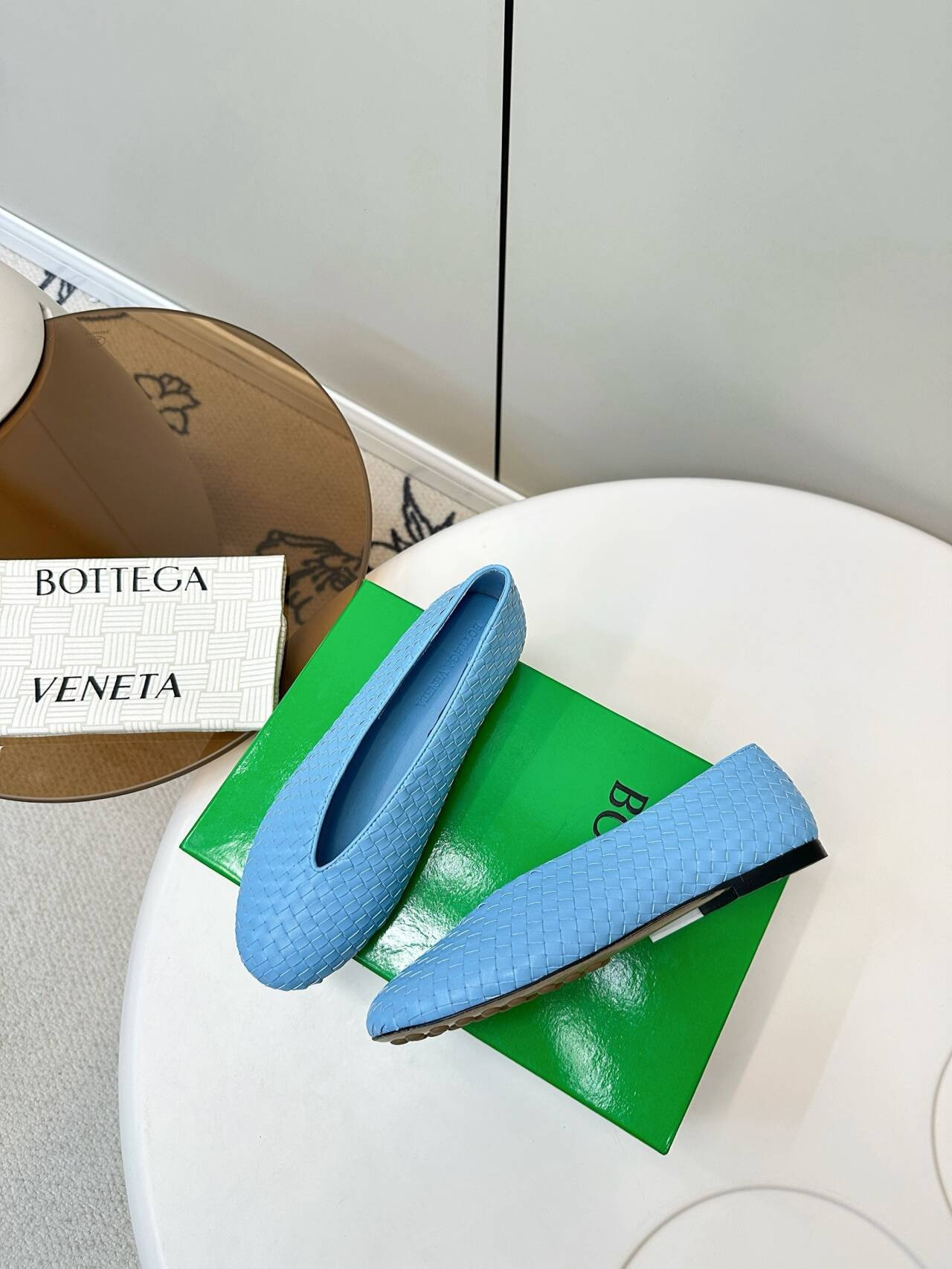 ua bo*te*ga Ve*ne*ta intrecciato ballerina