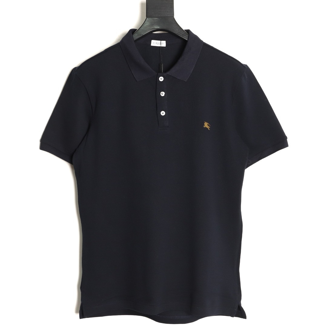 B**rry short-sleeved polo shirt dark blue