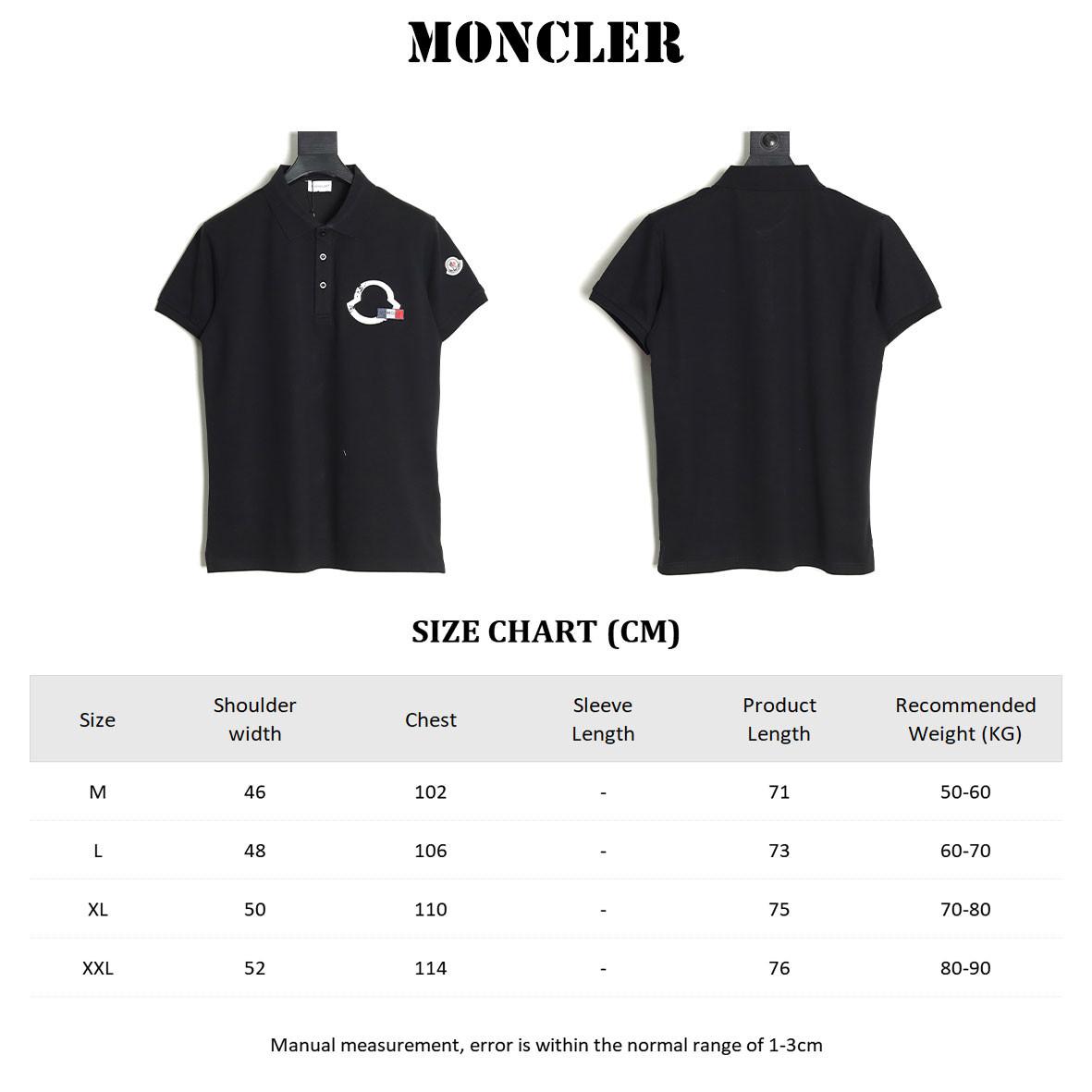 M0nc1er 25ss short-sleeved polo shirt