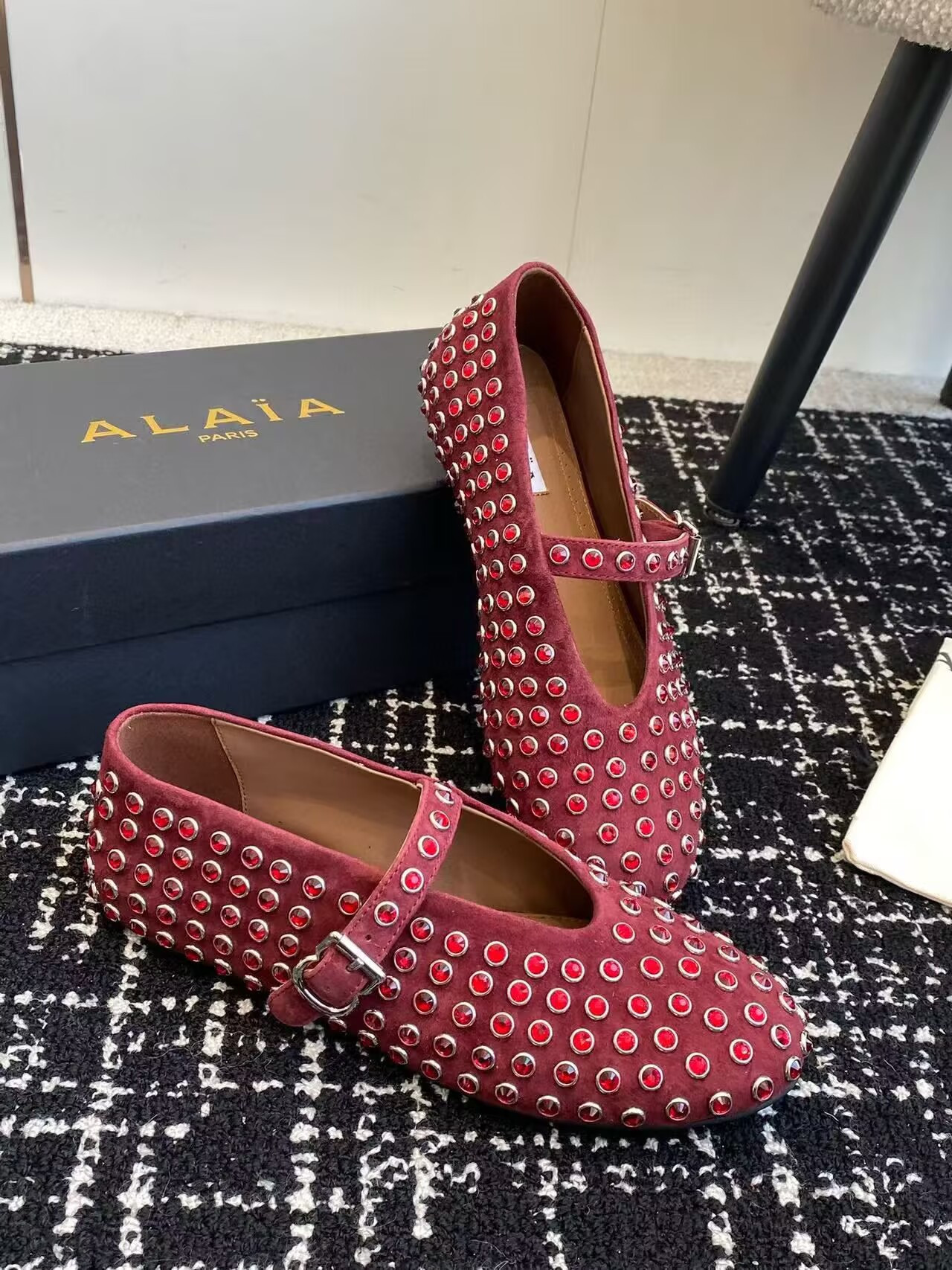 UA A1a1a STRASS BALLET FLATS