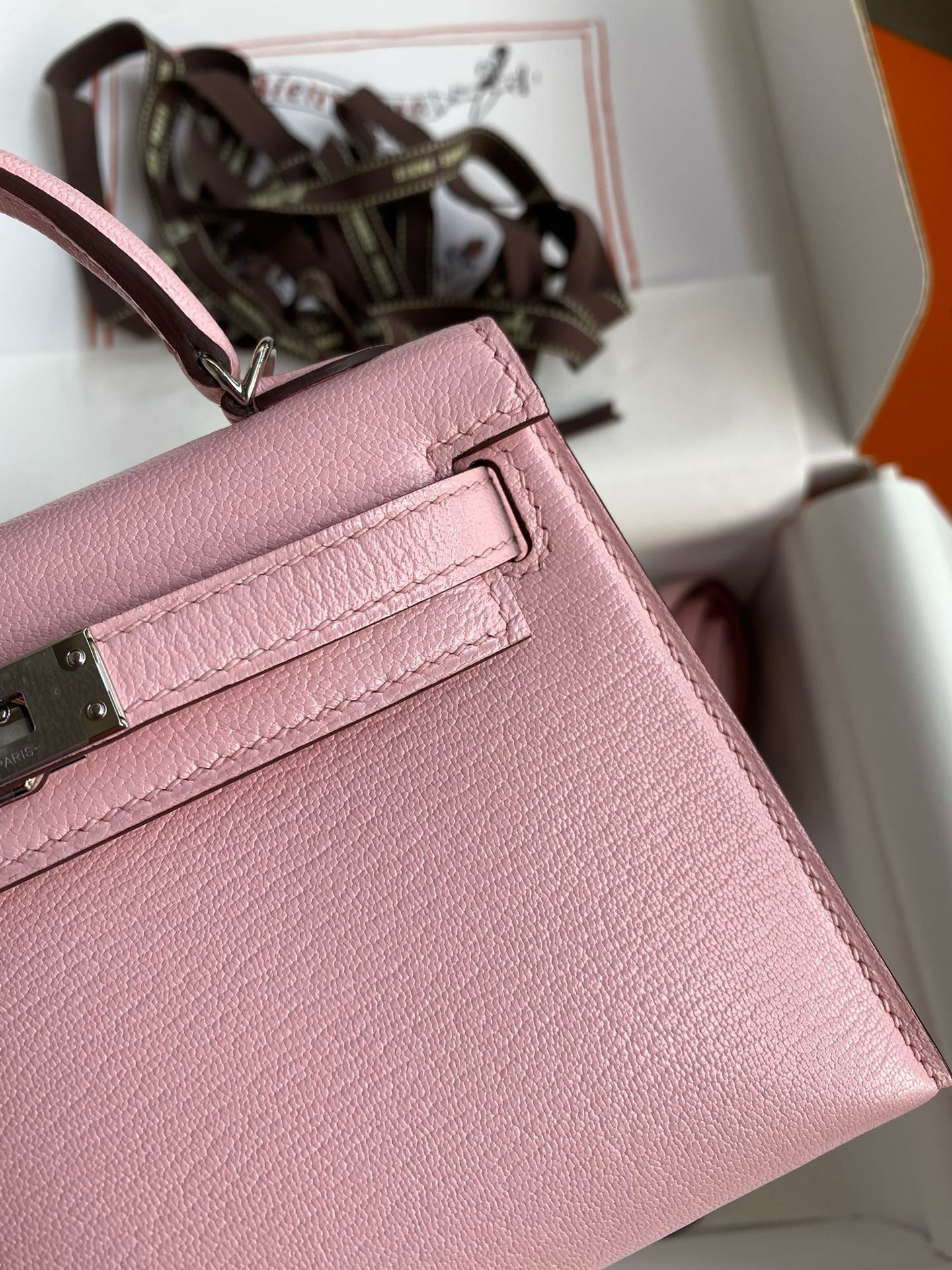 h**mes mini kelly chèvre 19 19×6×12cm (20 days for cusT0mization)