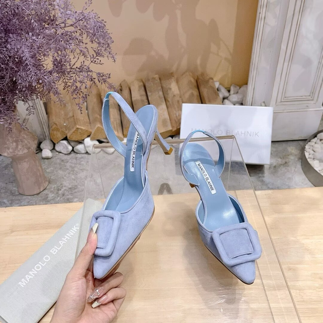 ua ma*n010 B1ah*ik may*li buckle detail slingback pumps