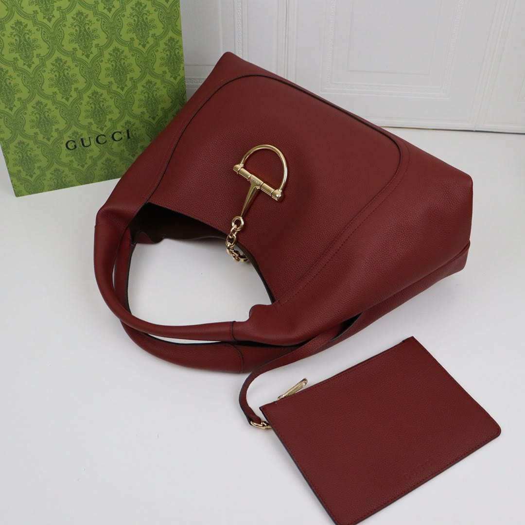 G*u*i softbit maxi shoulder bag leather 46x26x16cm
