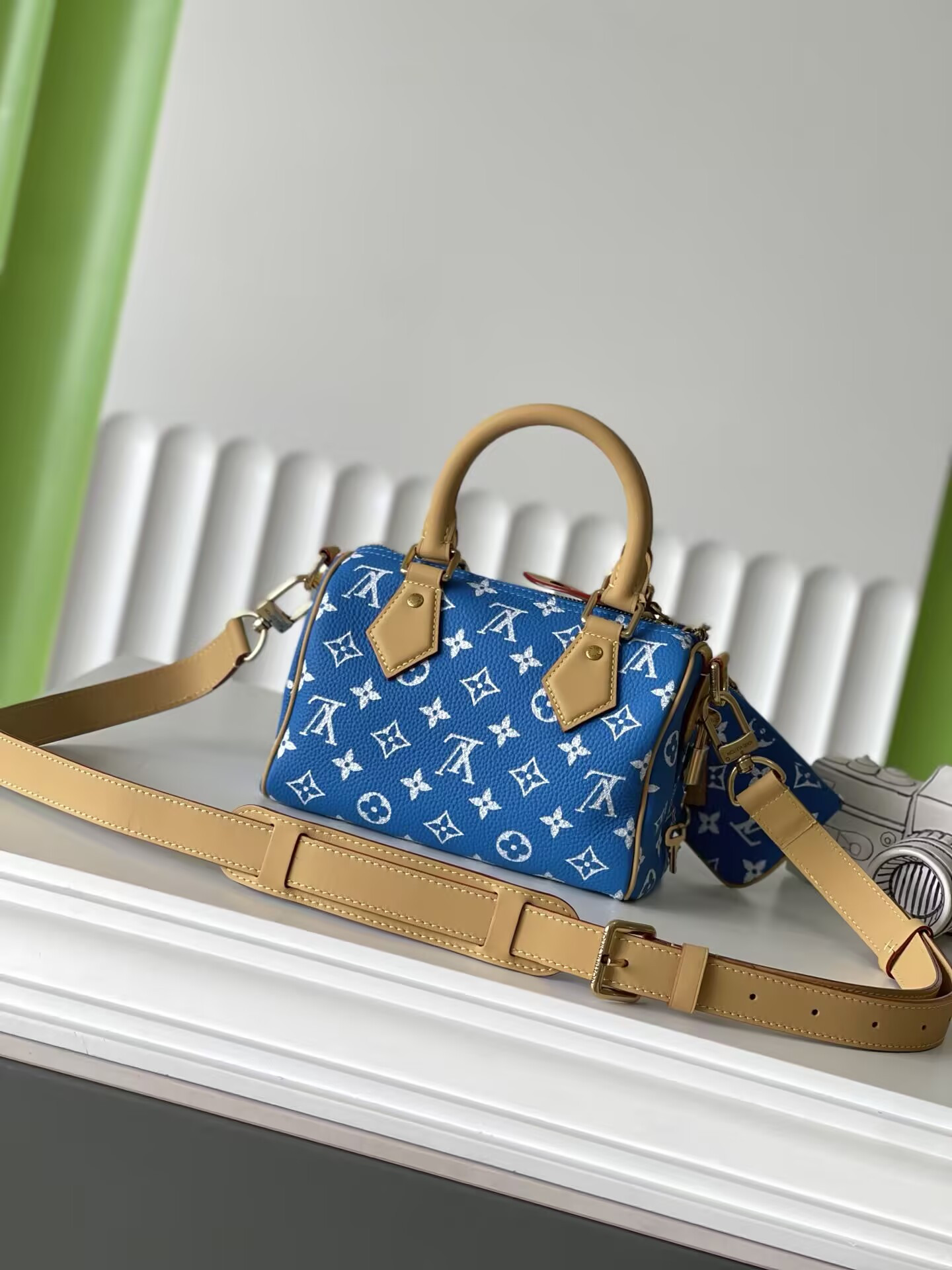LV Speedy P9 Bandoulière 20 M28185 22x14x17.5cm