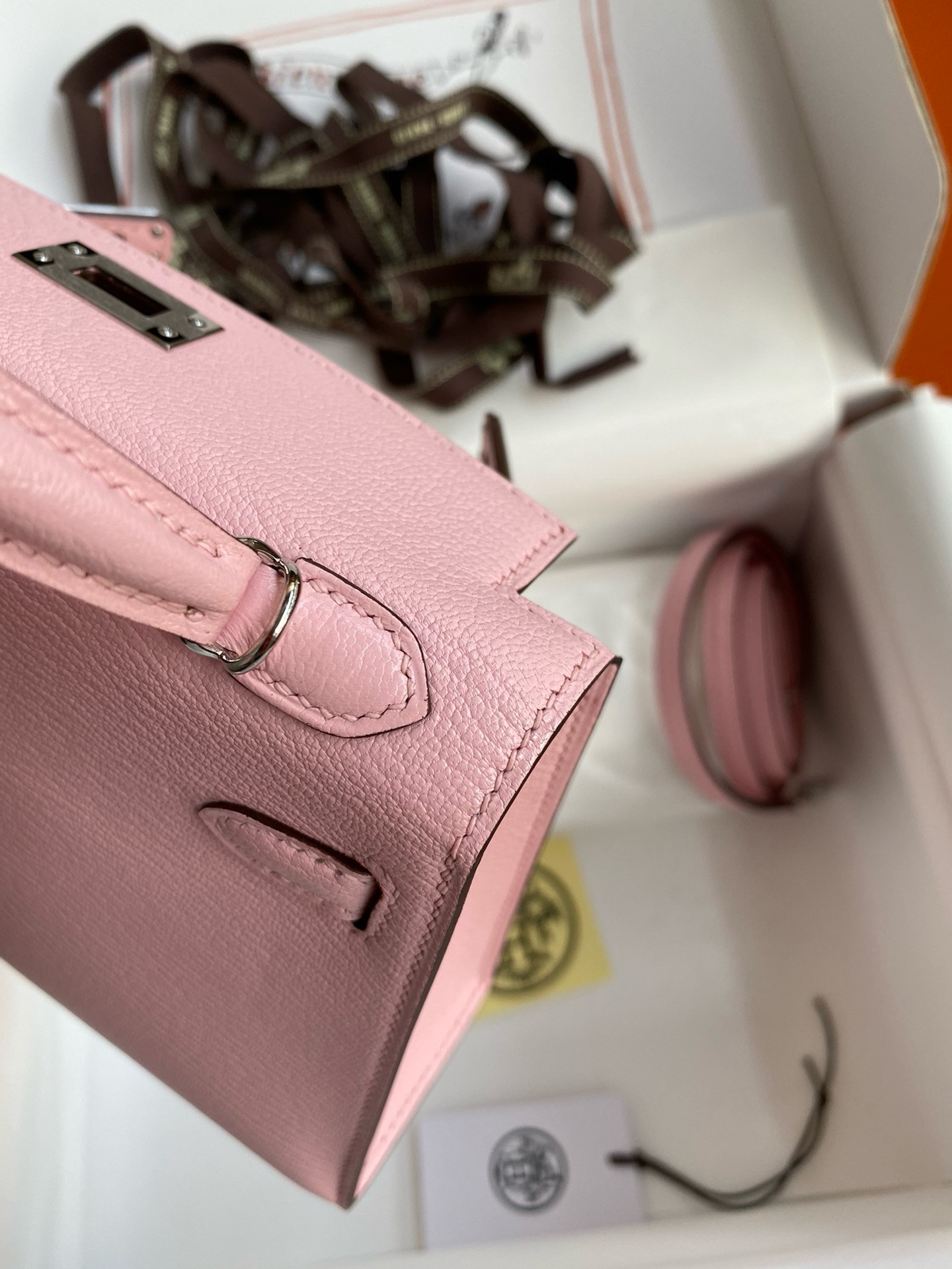 h**mes mini kelly chèvre 19 19×6×12cm (20 days for cusT0mization)