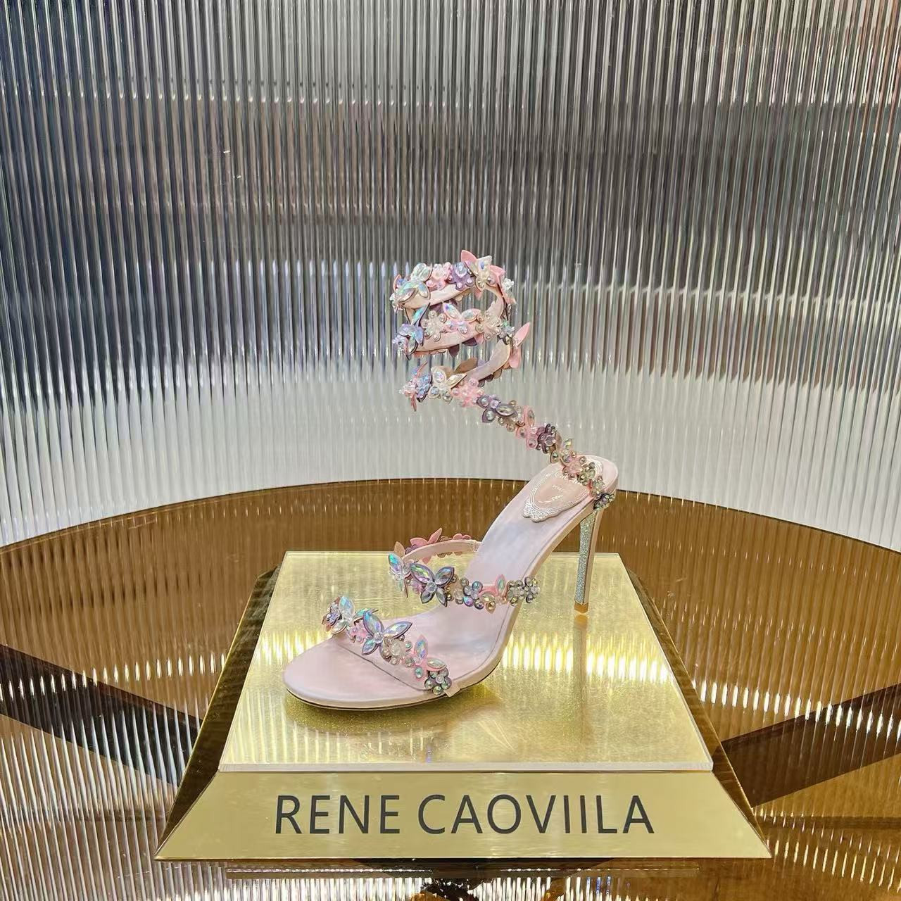 ua renÉ Ca0v1LLa cleo pumps sandals 95mm