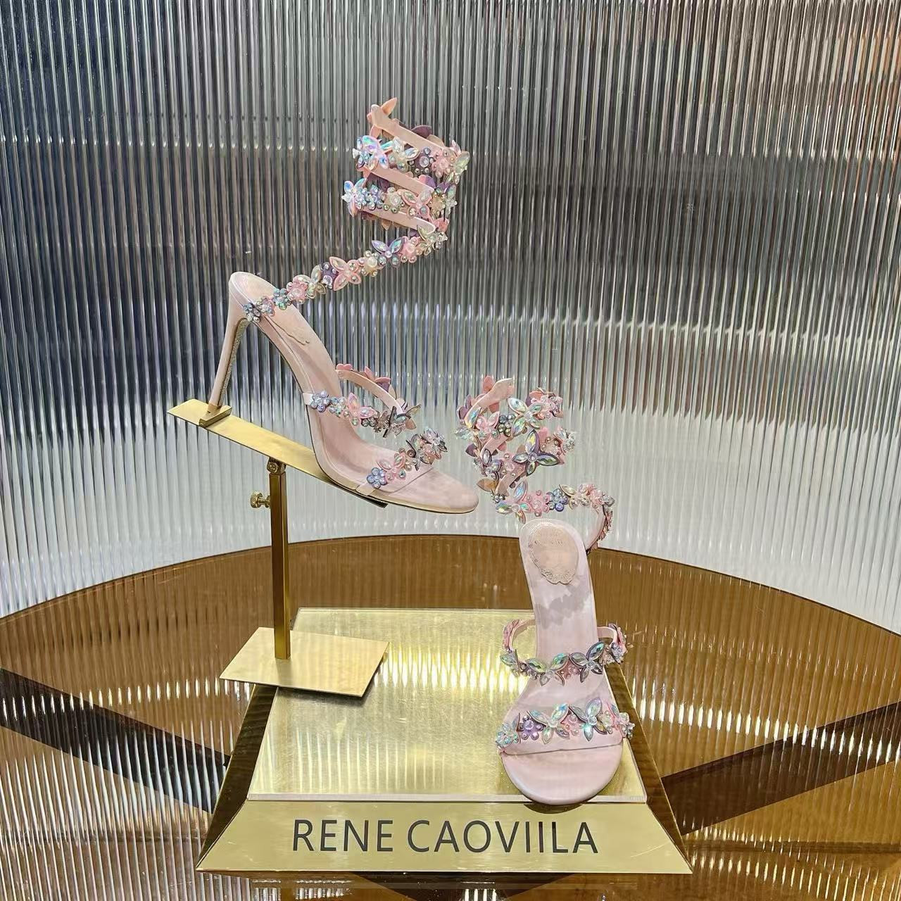 ua renÉ Ca0v1LLa cleo pumps sandals 95mm