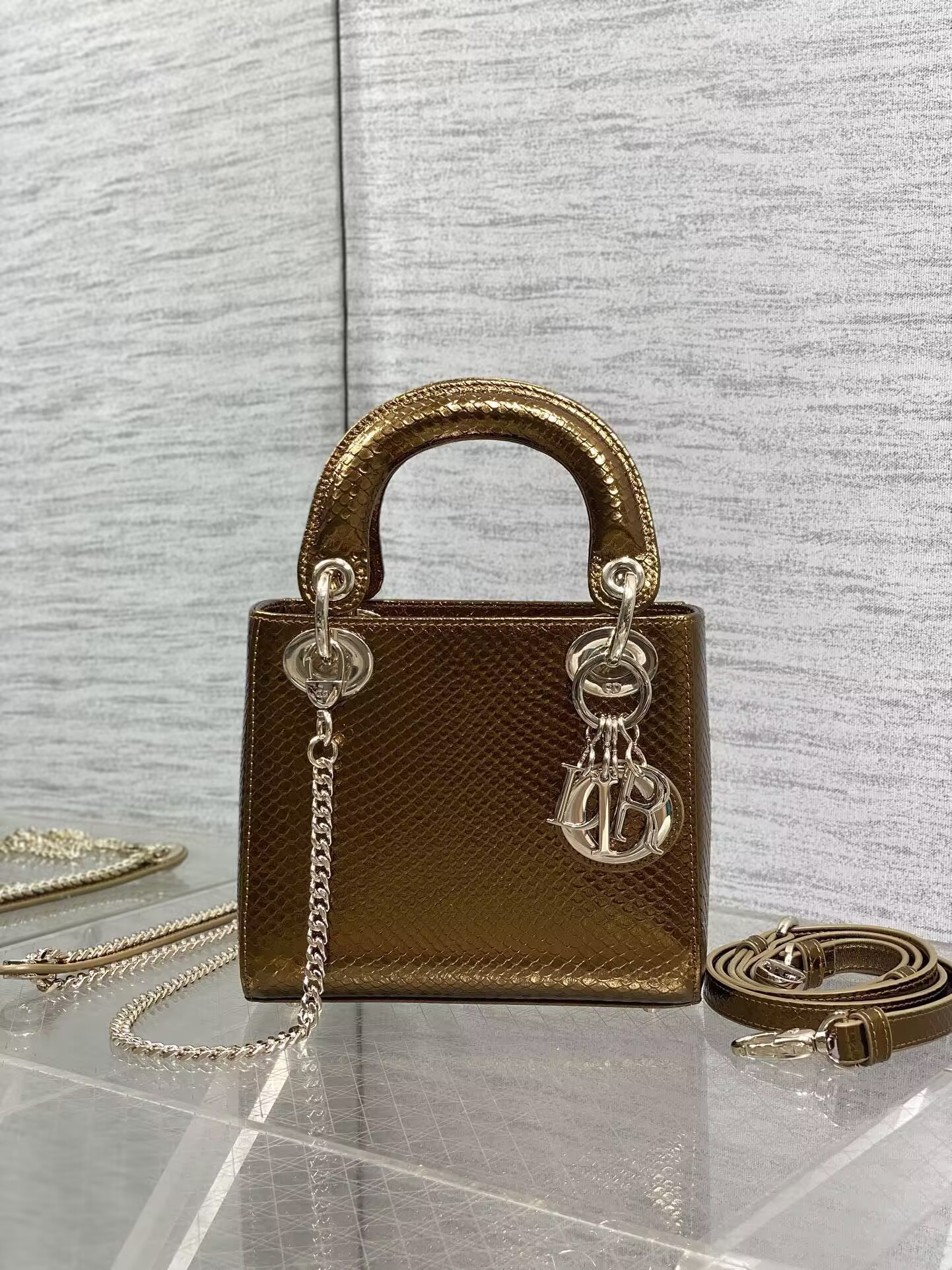 mini lady D*or D*oramour bag 17x15x7cm