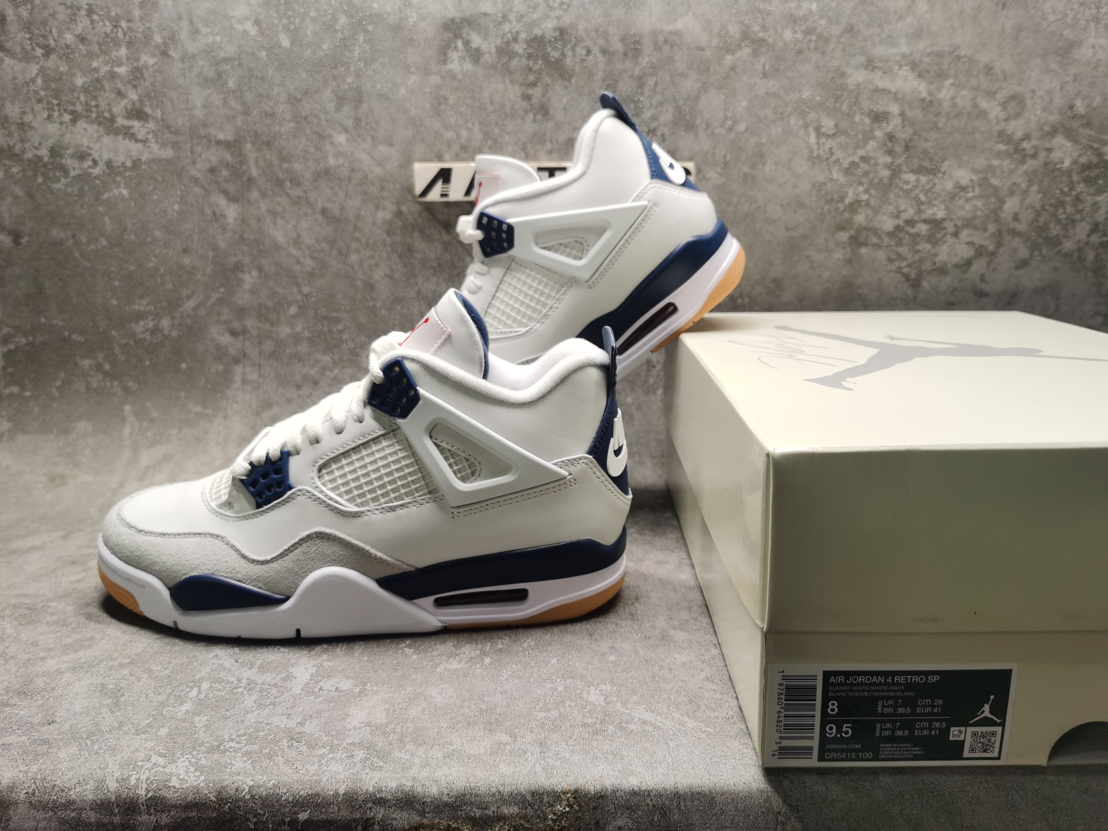 UA Air Jordan 4 Retro SB Navy