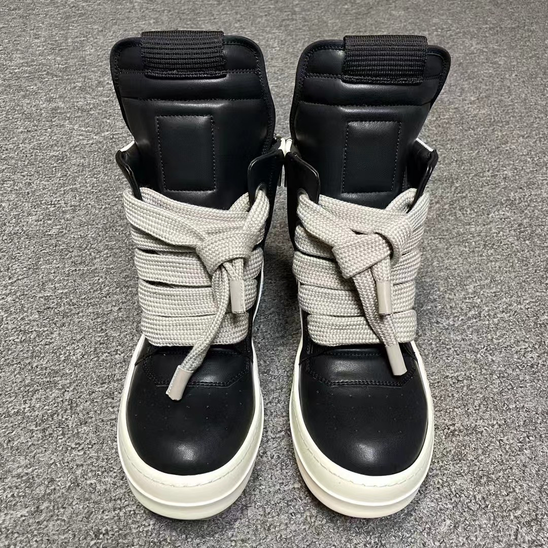 ua r1ck 0wens geobasket high black white 21ss