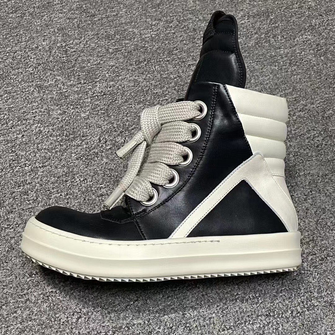 ua r1ck 0wens geobasket high black white 21ss