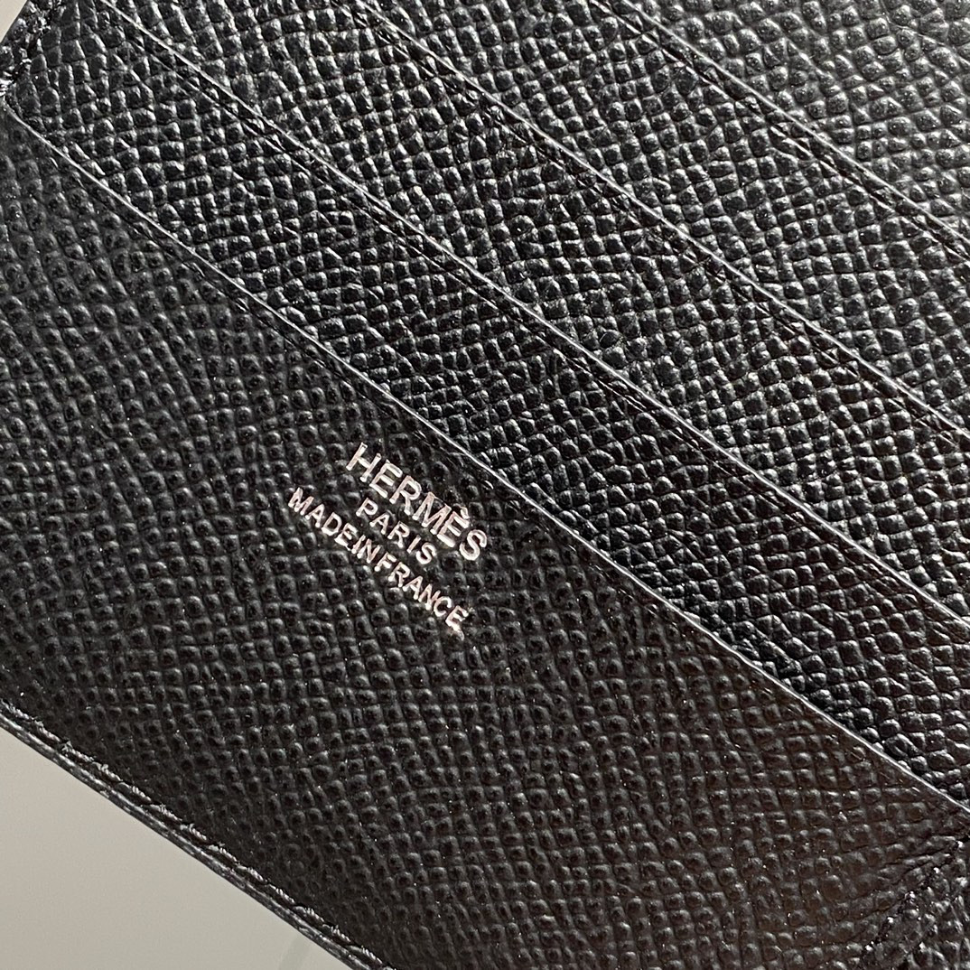 H**mes poker compact wallet