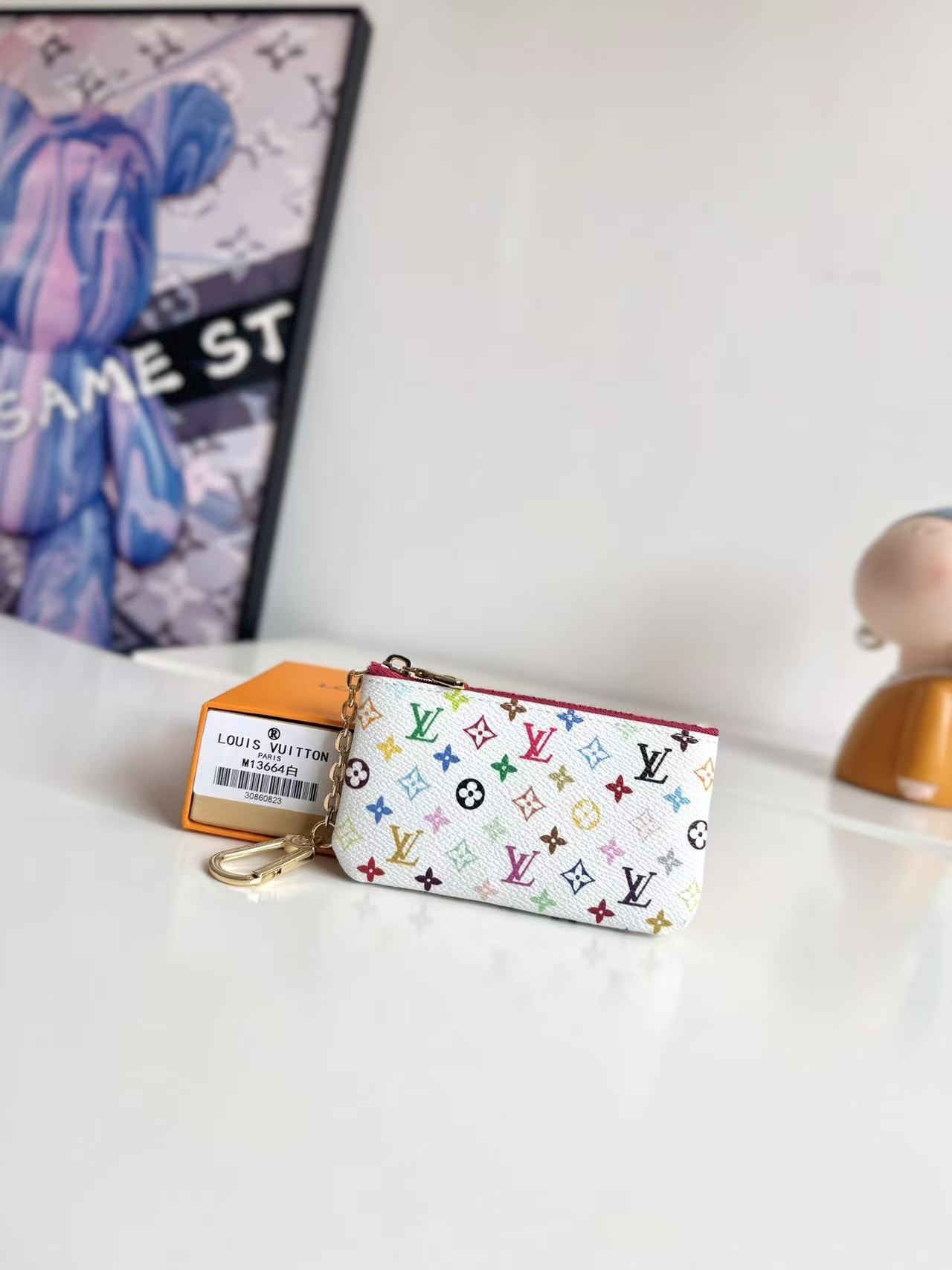 LV x TM Key Pouch M28388 12x7x1.5cm