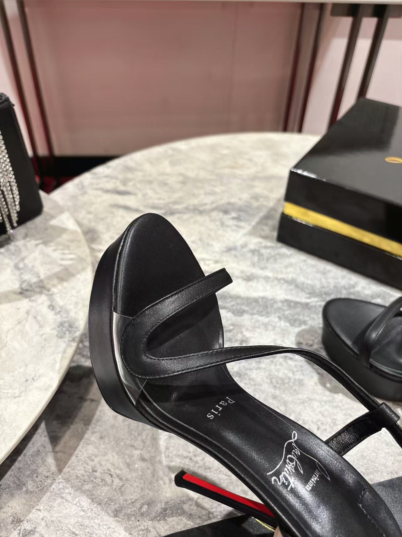 ua Ch**an louboutin rosalie alta rosalie alta sandals 15cm heel
