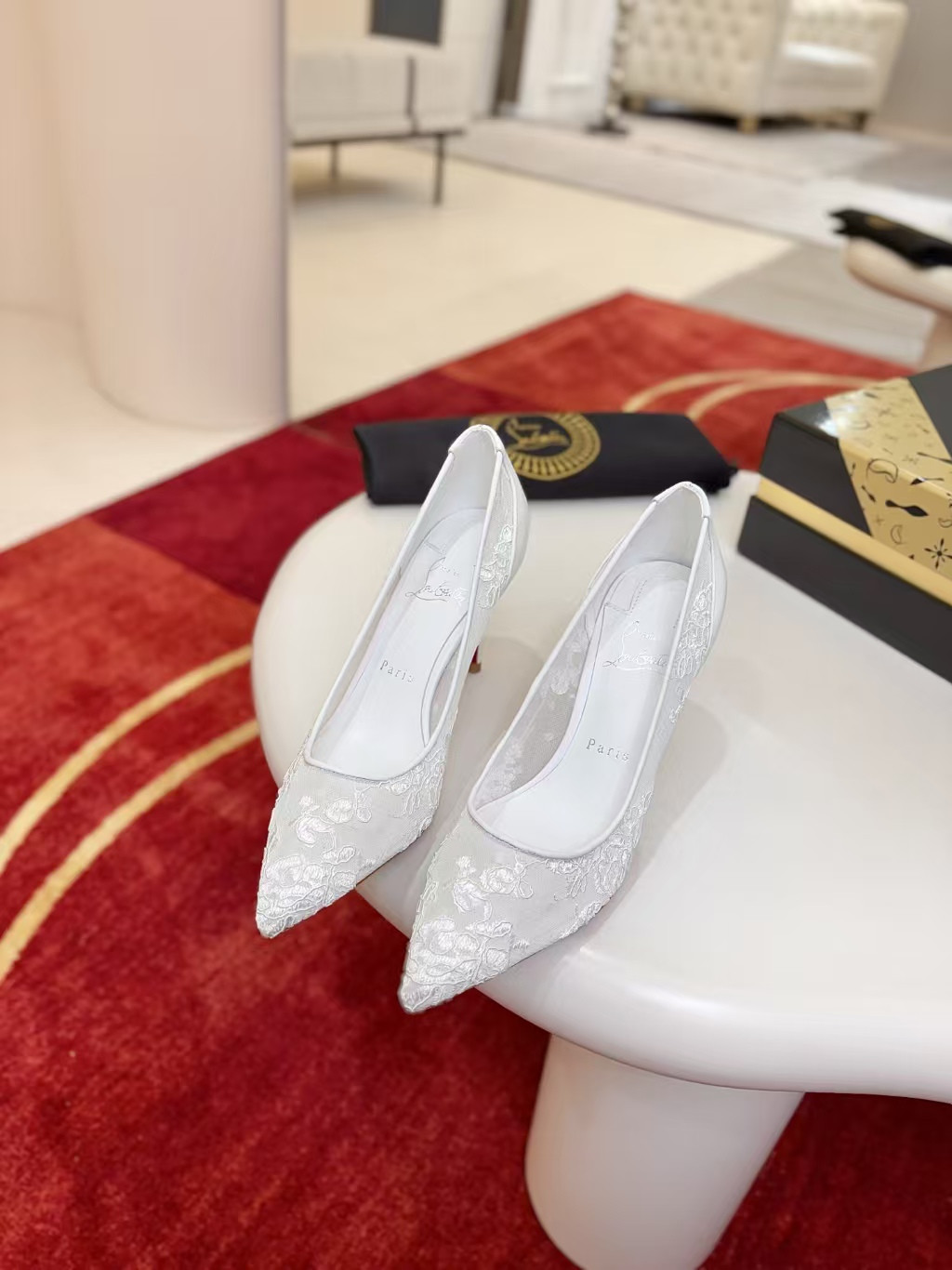 ua Ch**an louboutin miss z mesh pumps