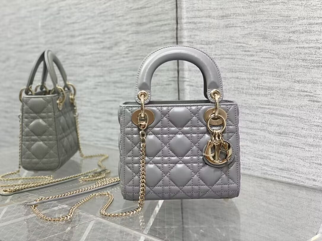 D*or  mini lady D*or bag 6.5 x 6 x 3 inches