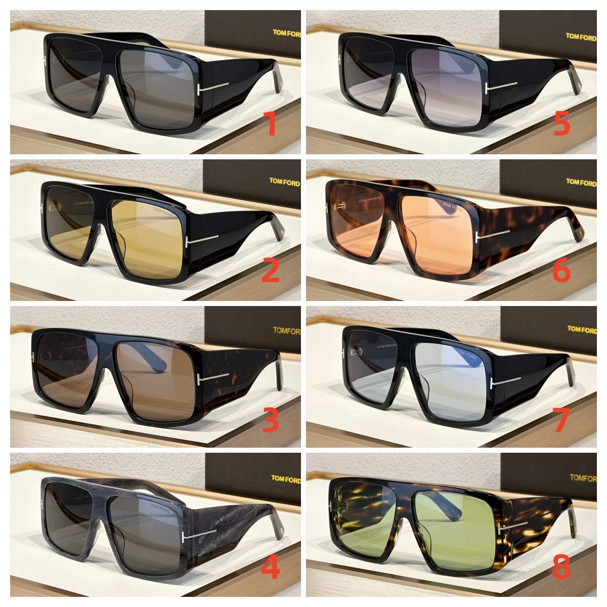 t0m F0rd glasses tf1036 raven 60-12-135
