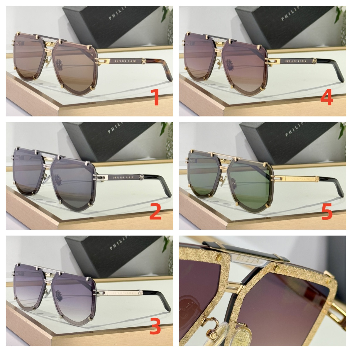 phi1ipp P1ein glasses spp132 66-10-145